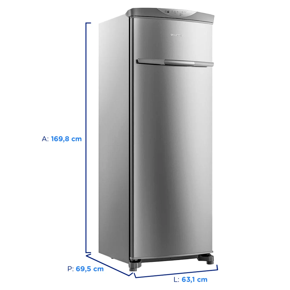 Freezer Brastemp 228L 1 Porta Vertical Flex Frost Free BVR28NK