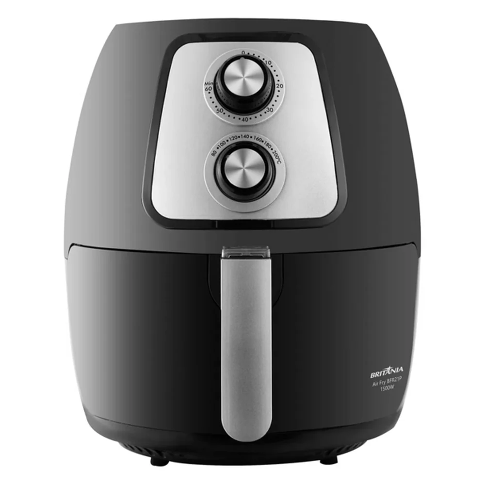Air Fryer Britânia 4l Revestimento Antiaderente 1500w Bfr21p 220v
