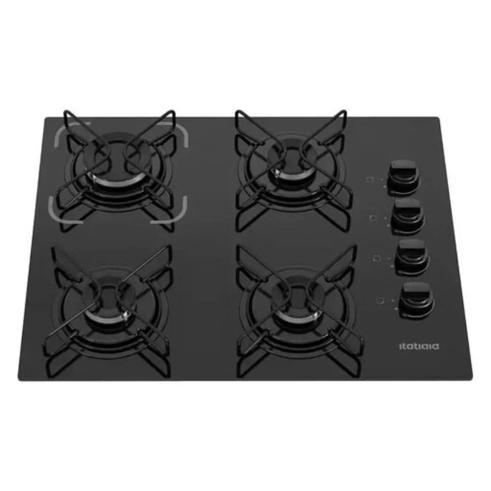 Cooktop 4 Bocas Essencial Automático Itatiaia - Preto