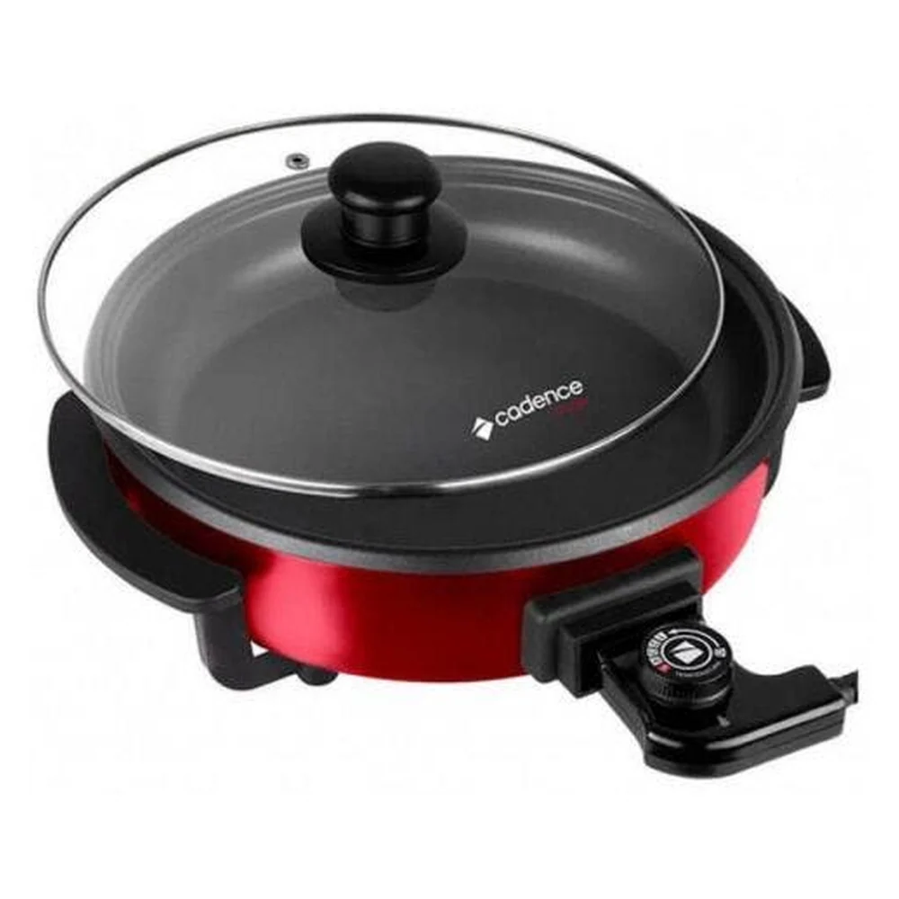 Panela Elétrica Cadence Multifuncional Vermelho E Preto 110v