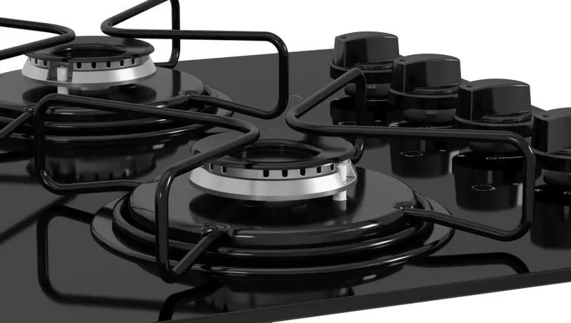 Cooktop Itatiaia Essencial 4 Bocas Bivolt Preto