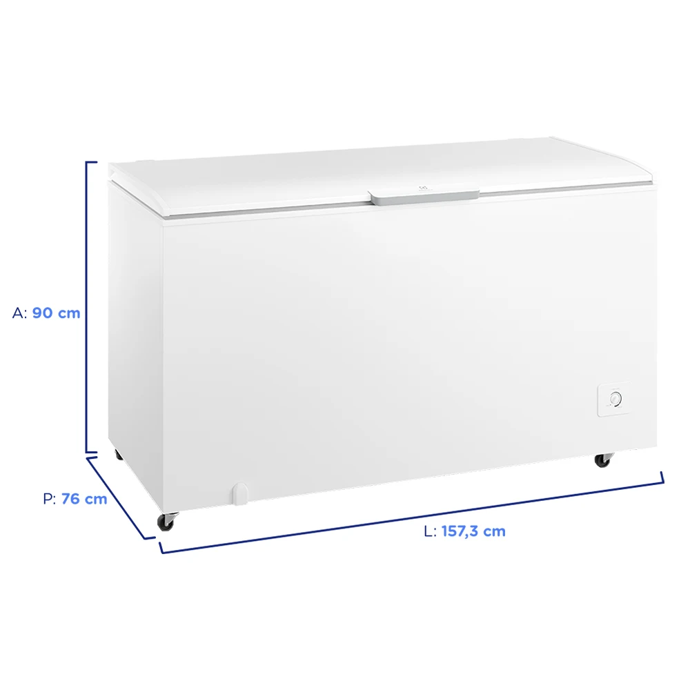 Freezer Electrolux 513L 1 Porta Horizontal Cycle Defrost Inverter HI550