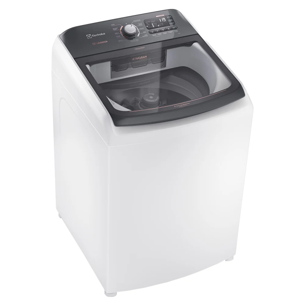 Máquina de Lavar Electrolux Premium Care com Cesto Inox 15kg LEC15