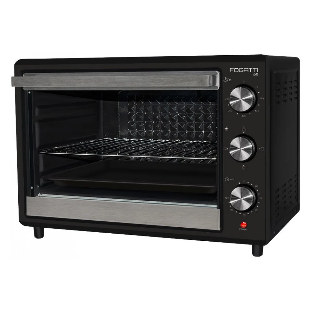 Forno Elétrico de Bancada 50 Litros Fogatti Black i50