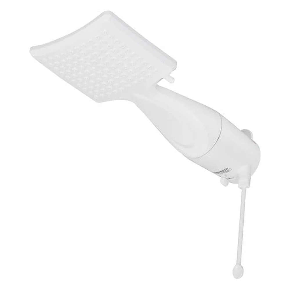 Chuveiro Elétrico Eletrônico 220V 7500w Branco Quadrado Loren Shower Lorenzetti
