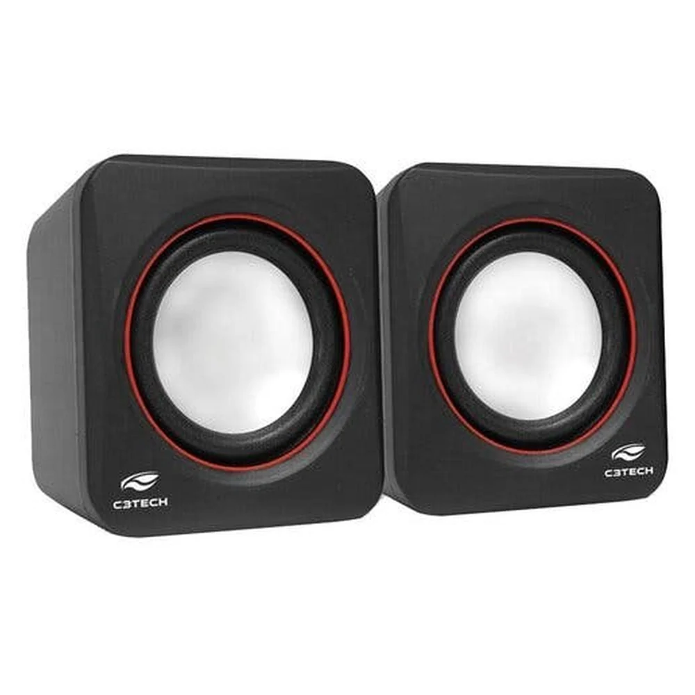 Caixa De Som C3 Tech Sp-301bk Portatil 2.0 Preta