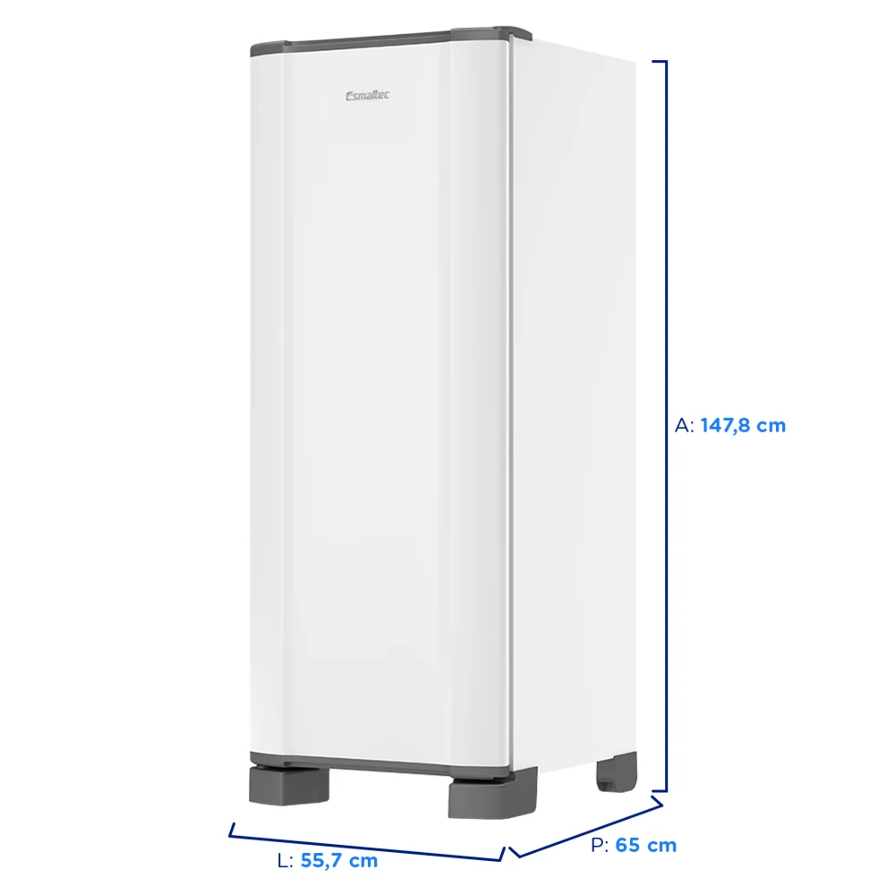 Geladeira Esmaltec 293L 1 Porta Cycle Defrost Inverter ROC31 Pro
