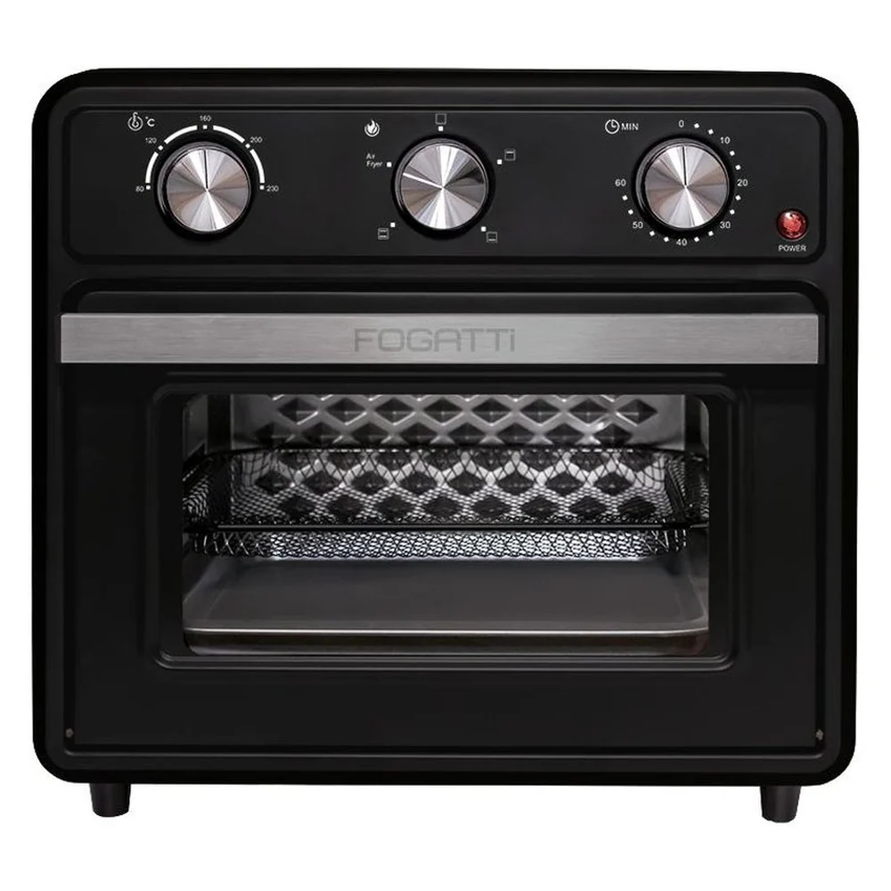 Forno Eletrico Air Fryer Fogatti 22L Preto 220V