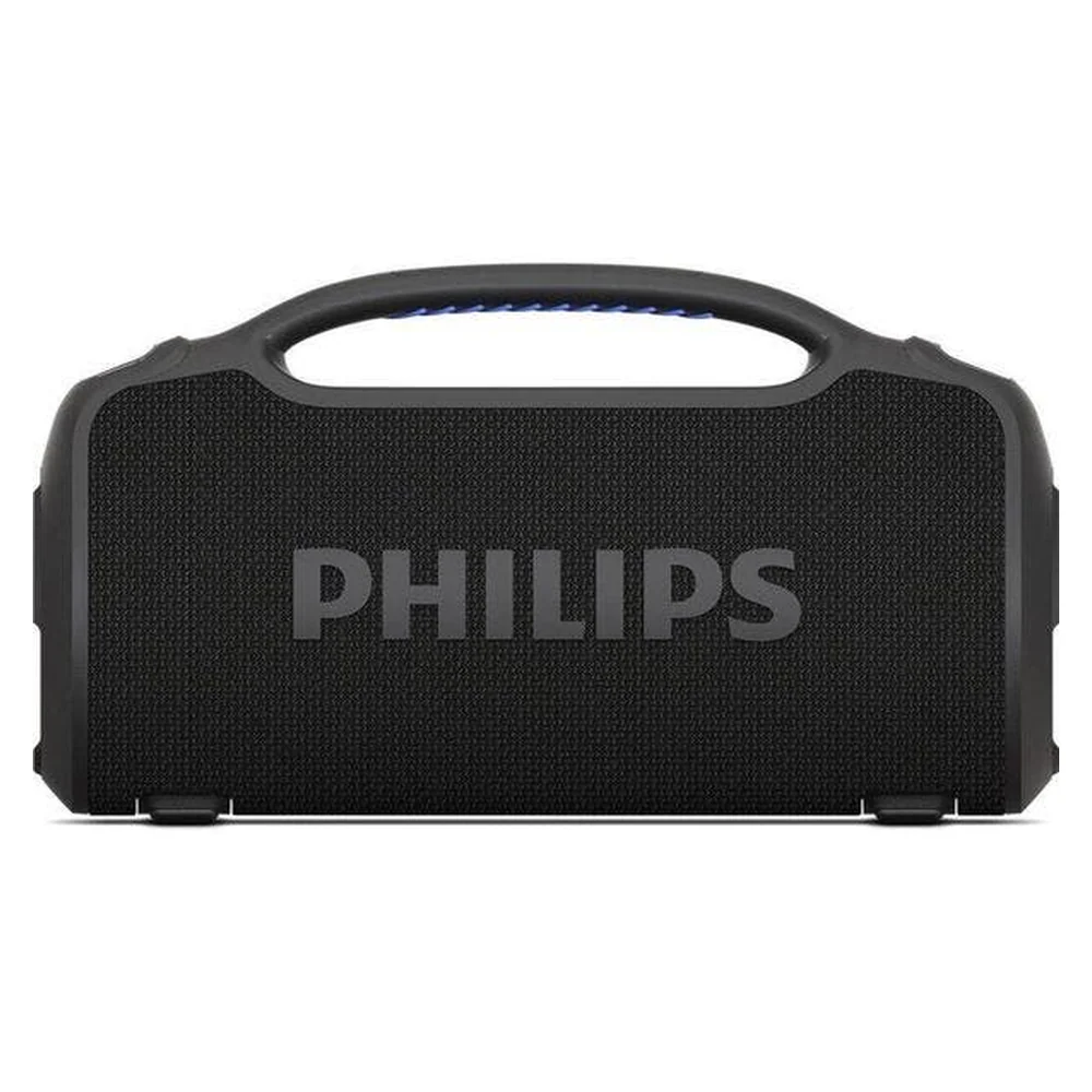 Caixa De Som Bluetooth Philips Boombox Tax400b 200w Bateria De 15h Preta Bivolt