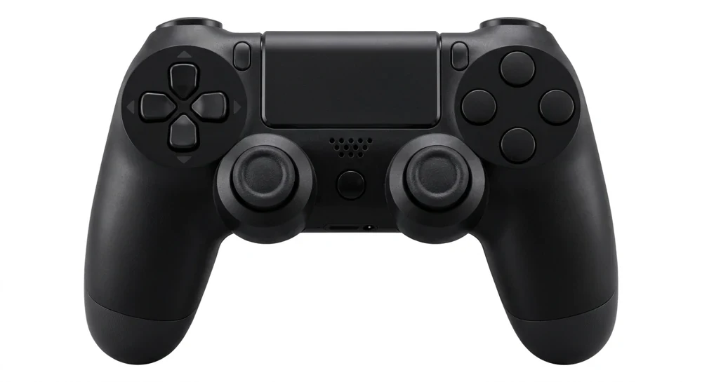 Controle Compativel Ps 4 Pc Sem fio Gamer Joystick Manete Wireless Cor Preto
