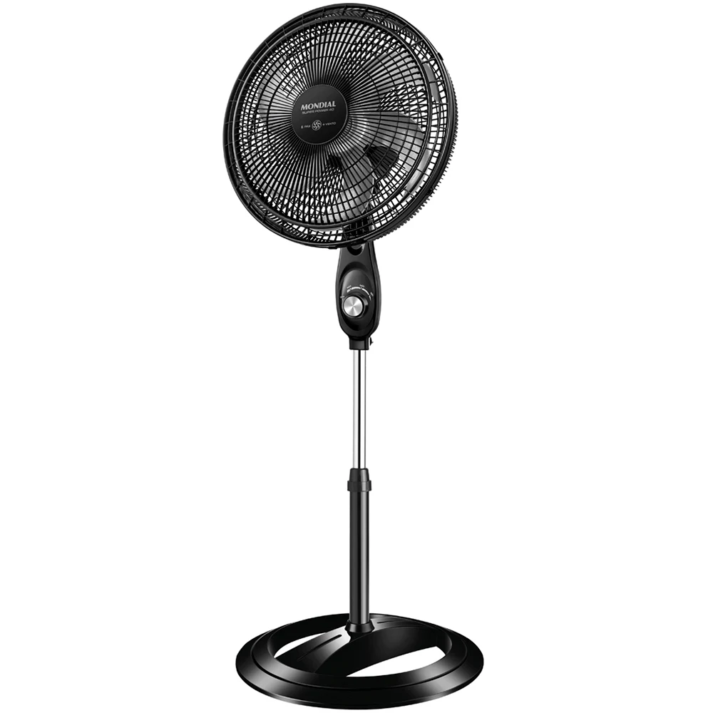 Ventilador de Coluna Mondial Super Power 40cm 6 Pás 140W VSP-40C-NB