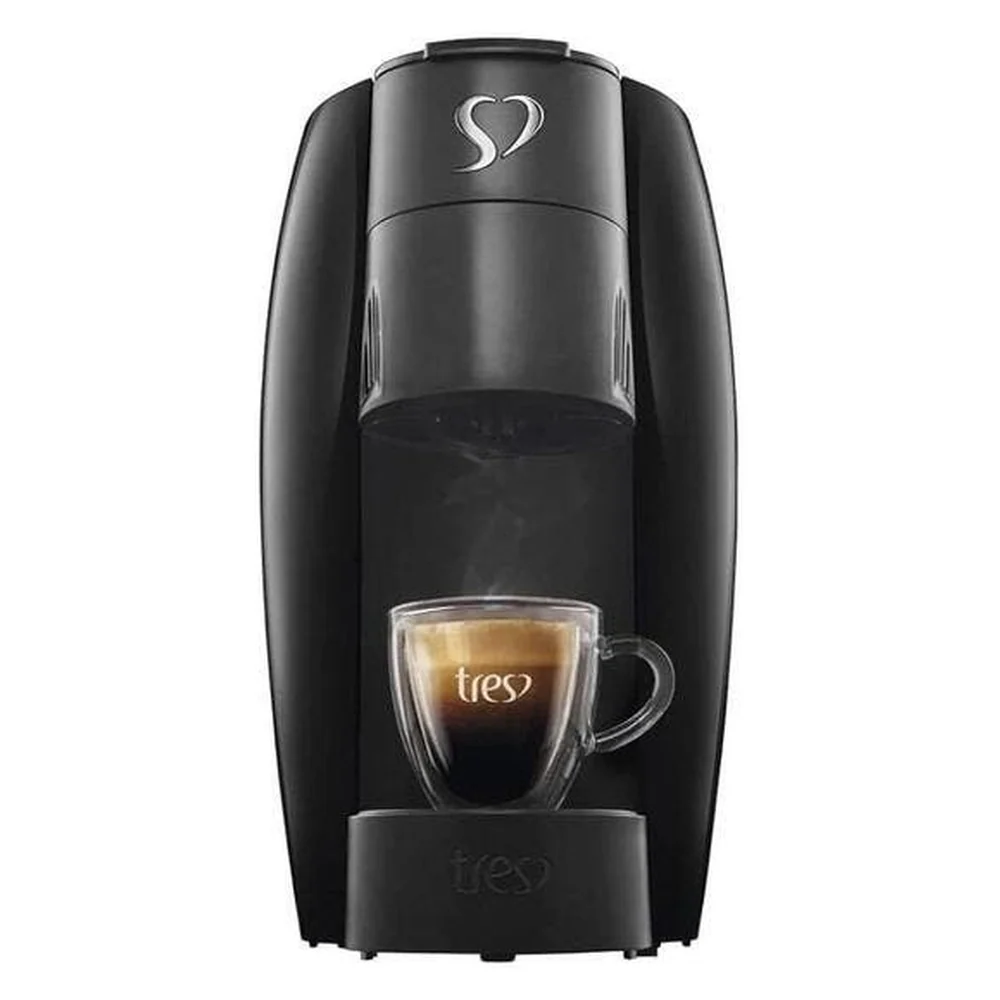 Máquina De Café Espresso Tres 3 Corações Lov Preta