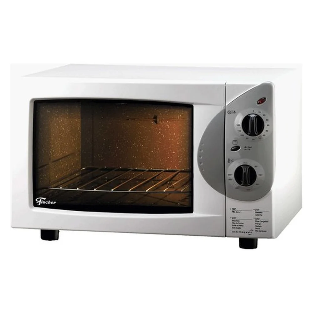 Forno Elétrico Fischer Grill 16, 44 Litros, Timer, Dourador, 1750W, Branco