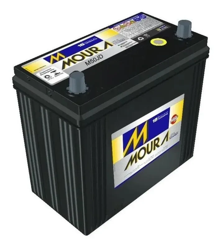 Bateria de Carro Moura Flooded Advanced - 50Ah 12V Polo Positivo MGE