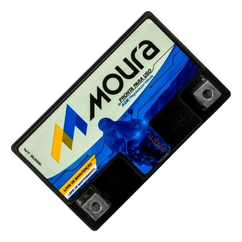 Bateria Moto Moura Cg Titan Fan Biz Bros Xre 125 150 160 190 YBR FACTOR FAZER 5AH