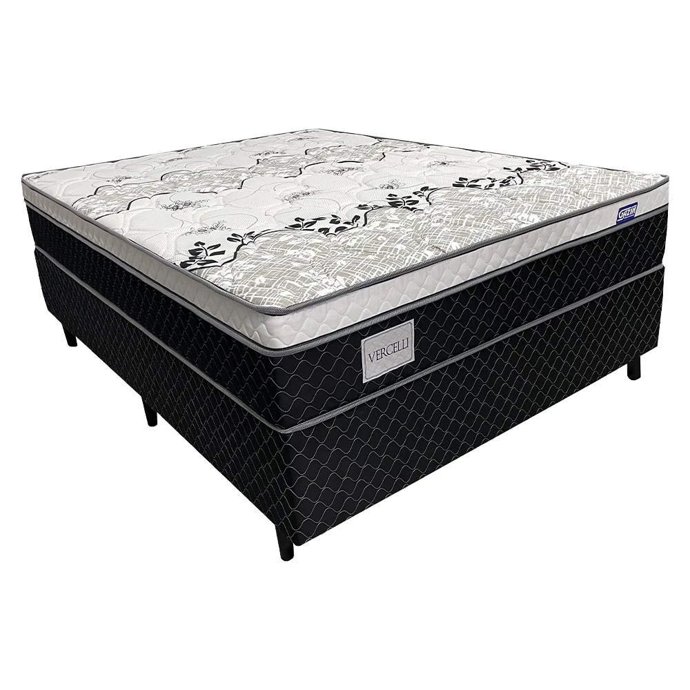 Colchão Cama Box Gazin Molas BlueWave Casal Vercelli 138x188