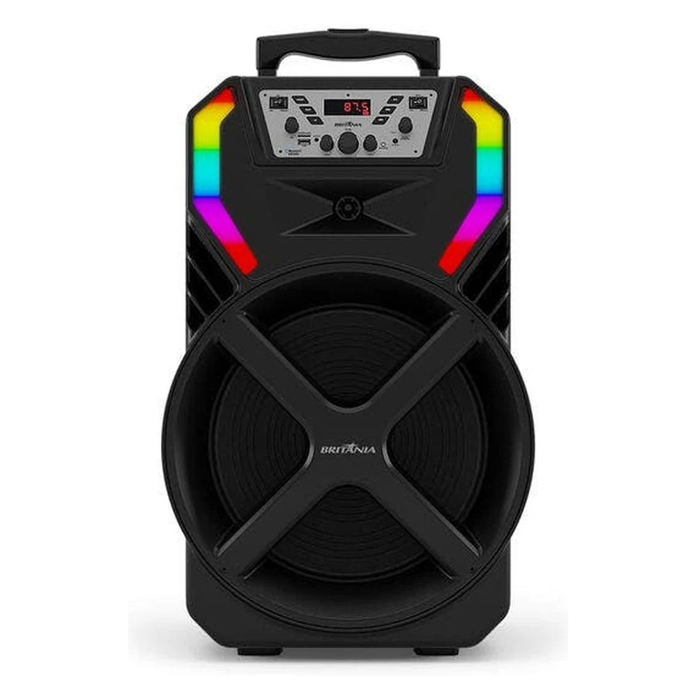 Caixa Acústica Britânia Flash Light Woofer 12 Preta Bcx12100 – Bivolt
