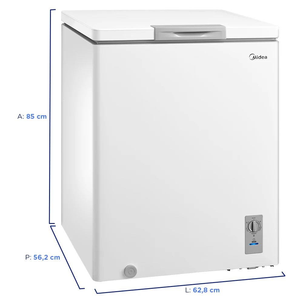 Freezer Midea 145L 1 Porta Horizontal MDRC207SLA01