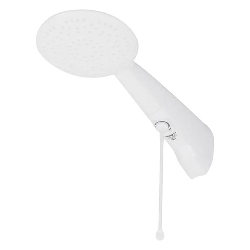 Chuveiro Elétrico Eletrônico 220V 7500w Branco Redondo com Pressurizador Advanced Lorenzetti