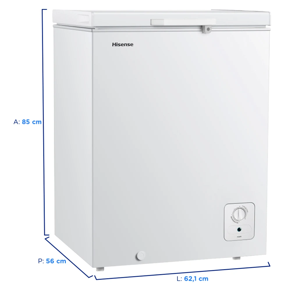 Freezer Hisense 142L 1 Porta Horizontal FC185NW