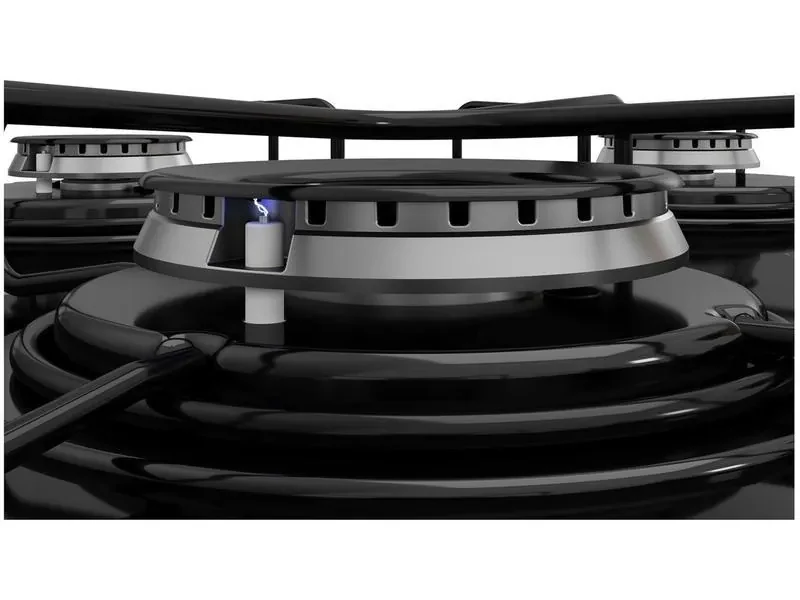 Cooktop 4 Bocas a Gás GLP Itatiaia Preto Essencial