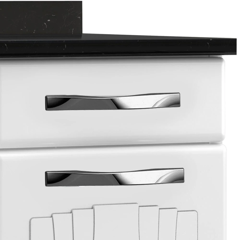 Balcão Star com Tampo 3 Portas e 2 Gavetas 123cm Telasul