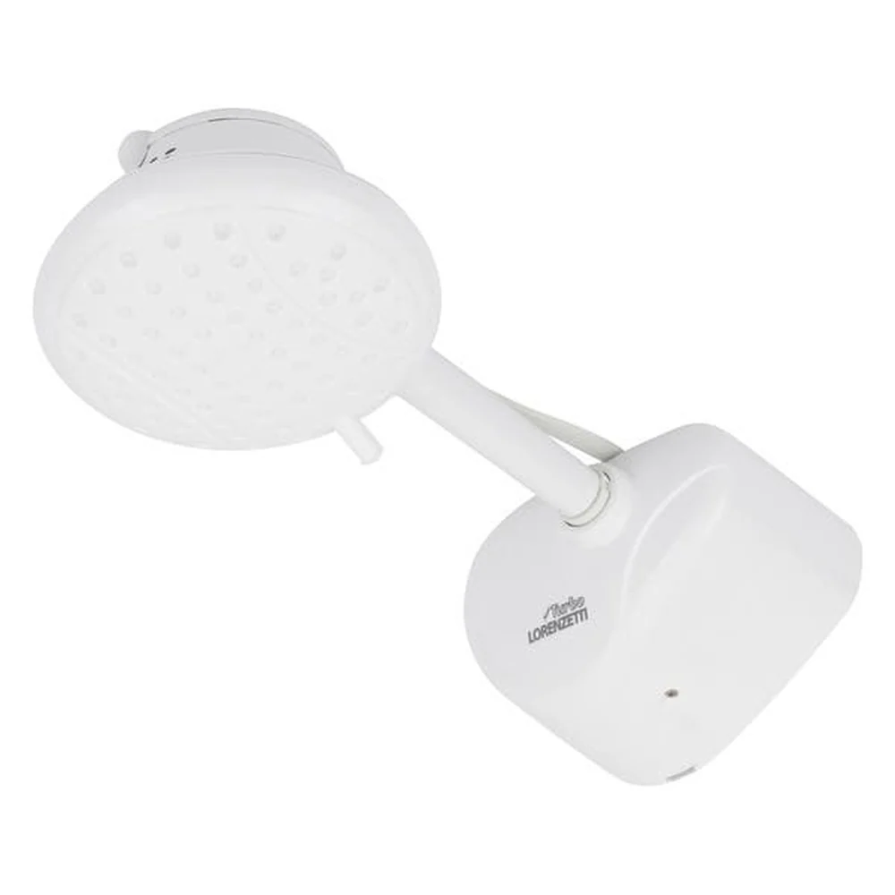 Chuveiro Elétrico Multitemperatura 220V 6800w Branco Redondo com Pressurizador Bella Ducha Lorenzetti