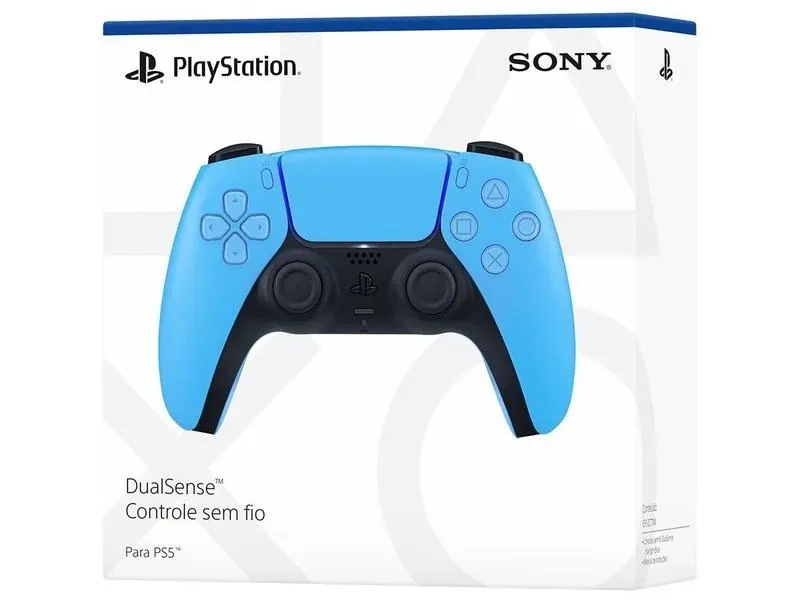 Controle PS5 e para PC sem Fio DualSense Sony Azul Claro