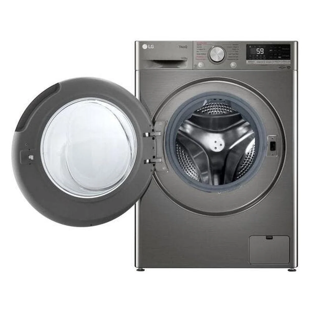 Lava E Seca Smart Lg Vc4 14kg Inox Look Com Inteligência Artificial Ai Dd Cv5014pc4 127v
