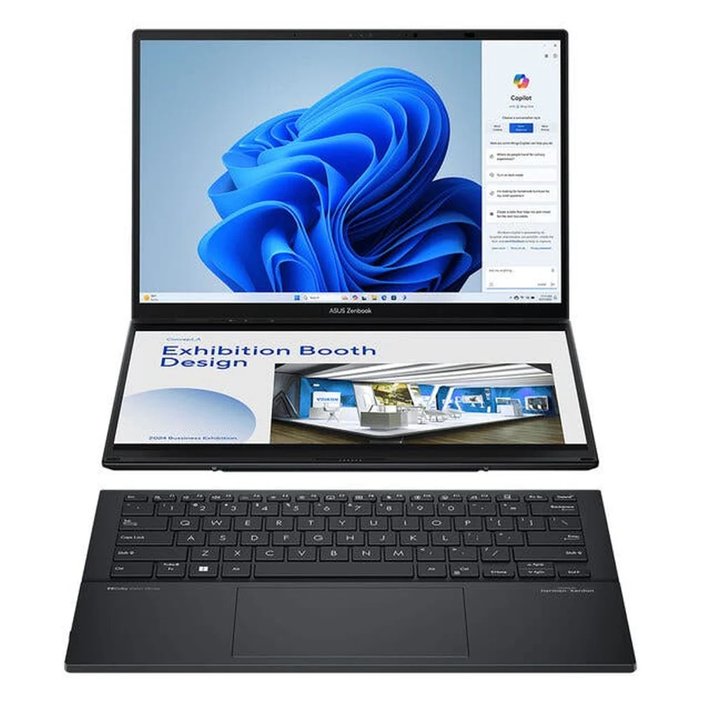Notebook Zenbook Duo 14 · Intel Core Ultra 9 · 285h Placa Arc Graphics Tela 14' Touch Ssd 4tb Nvme Ram 32gb