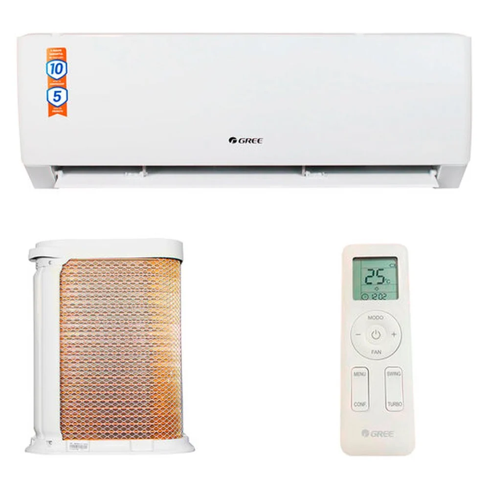 Ar-Condicionado Split 24000 BTUS Gree Quente e Frio Inverter - GWH24ATE-D6DNA